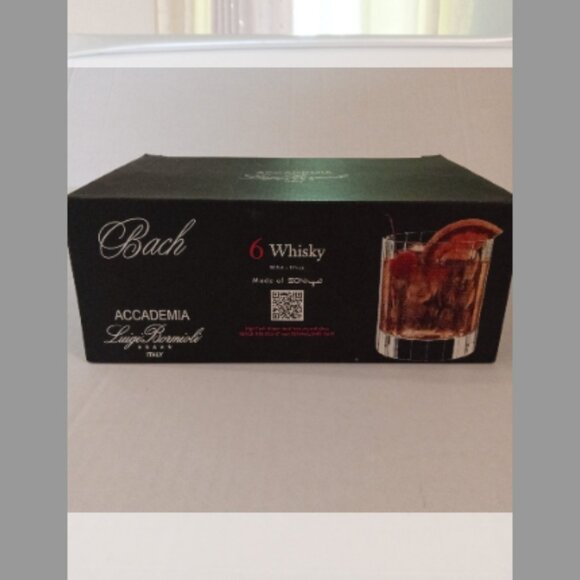 6 ITALIAN WHISKY (Whiskey) GLASSES - Picture 1 of 3